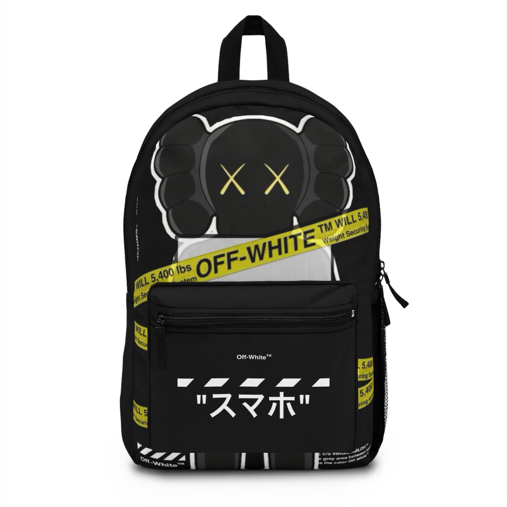 Hype Backpack – Black & Yellow Graphic